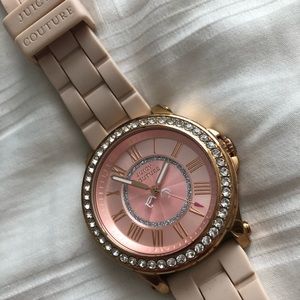 Juicy Couture rose gold watch